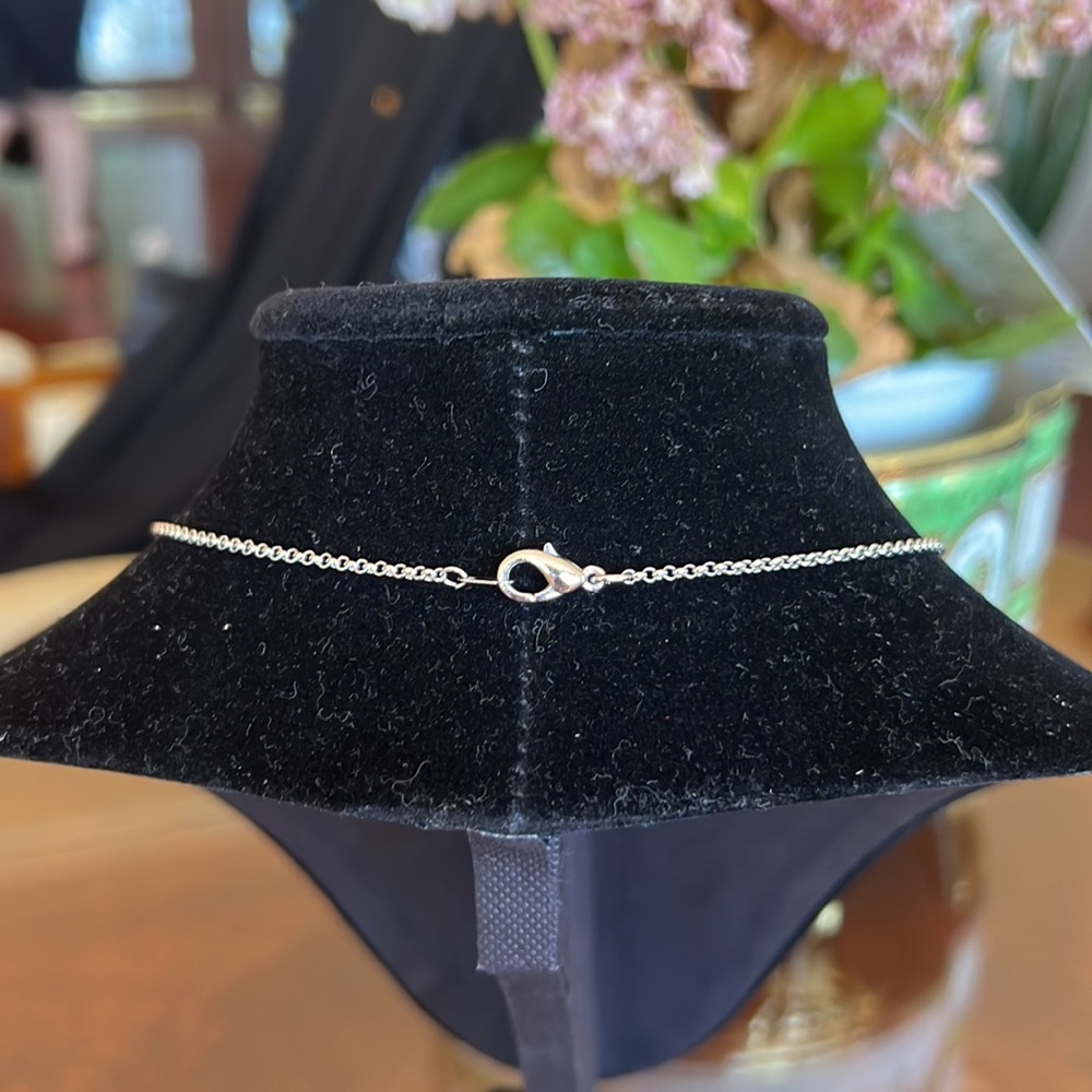 COSTUME SILVER RING NECKLACE - Picture 5 of 6